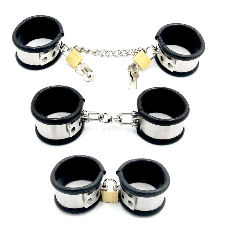 Rapture Stainless Steel Band Wrist Shackles