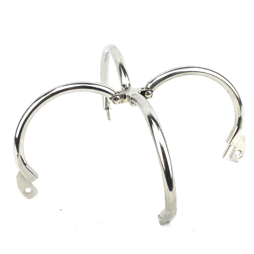 (image for) Ellipse Stainless Steel Cross Cuffs