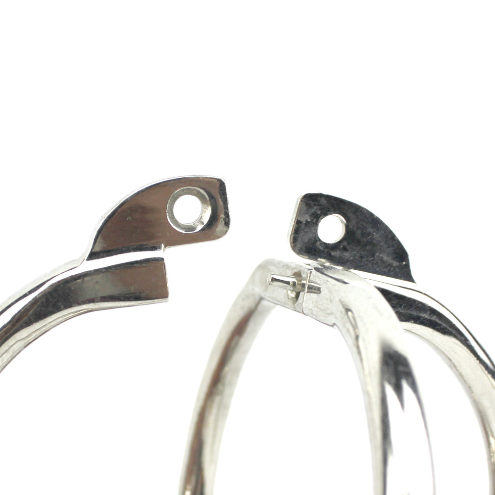 (image for) Ellipse Stainless Steel Cross Cuffs