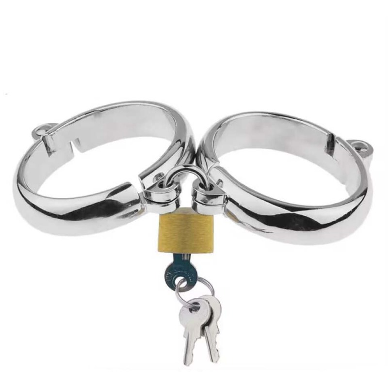 Chrome Wrist / Ankle Cuffs with Lock