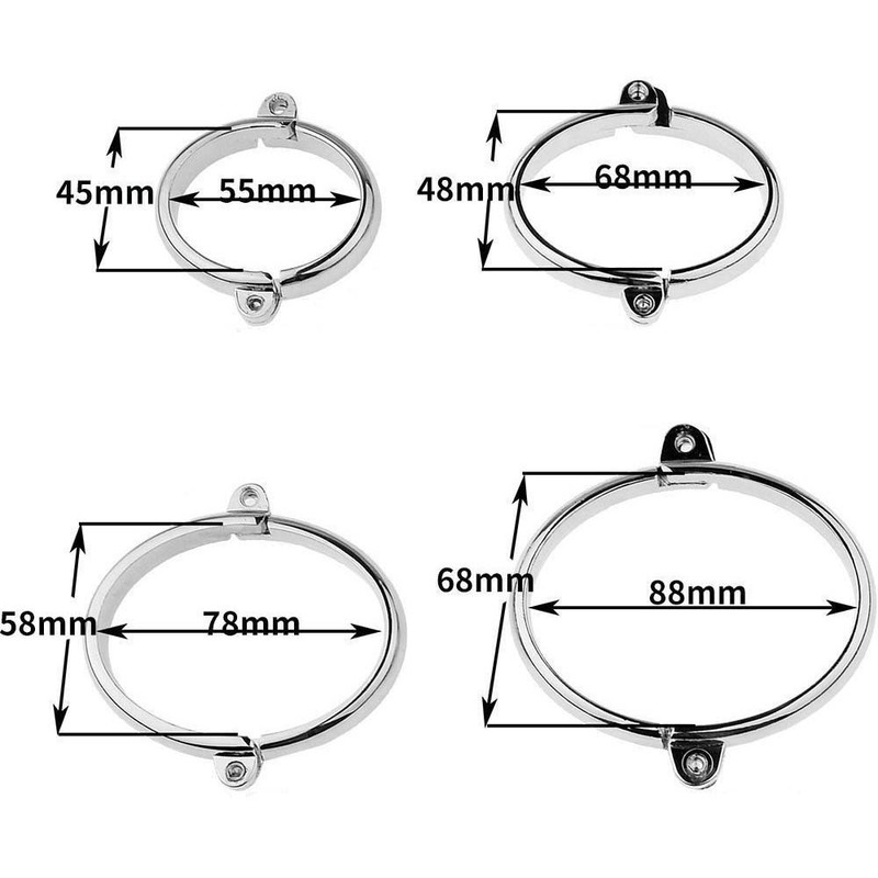 (image for) Chrome Wrist / Ankle Cuffs with Lock