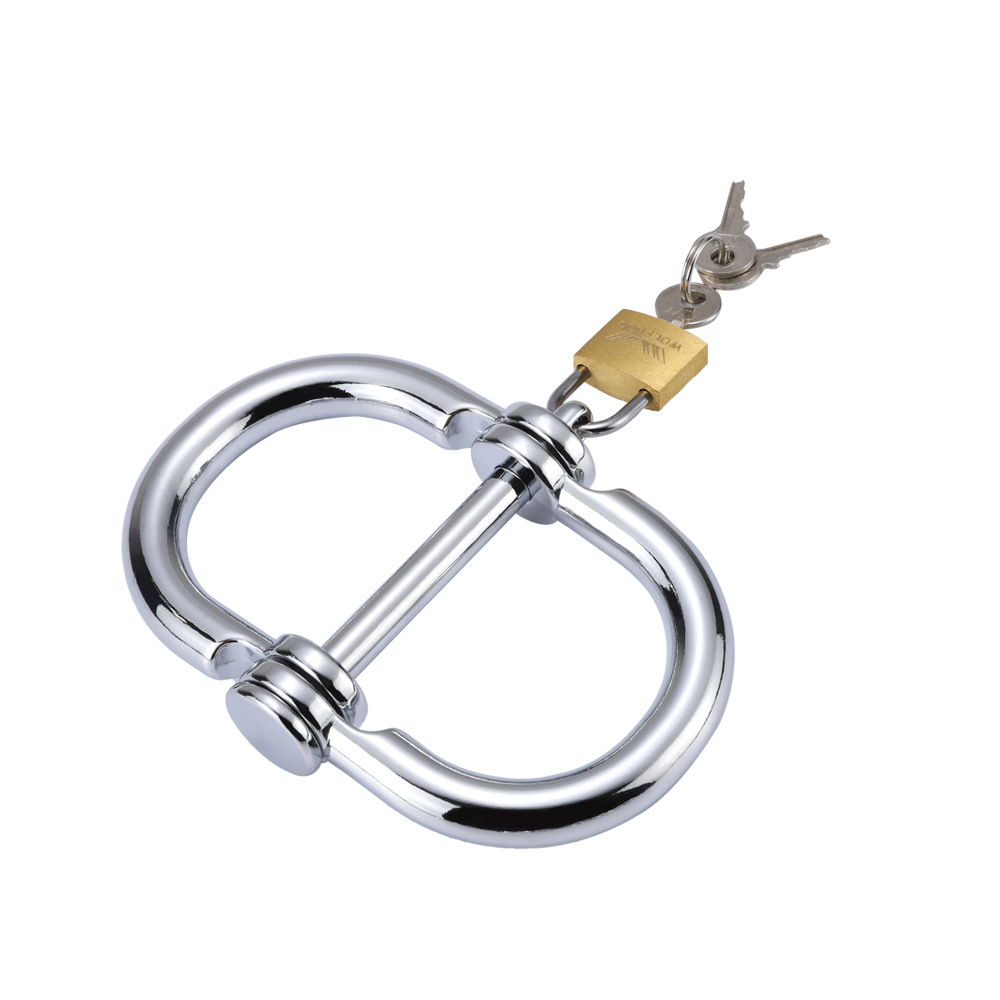 (image for) Handcuffs with Brass Lock