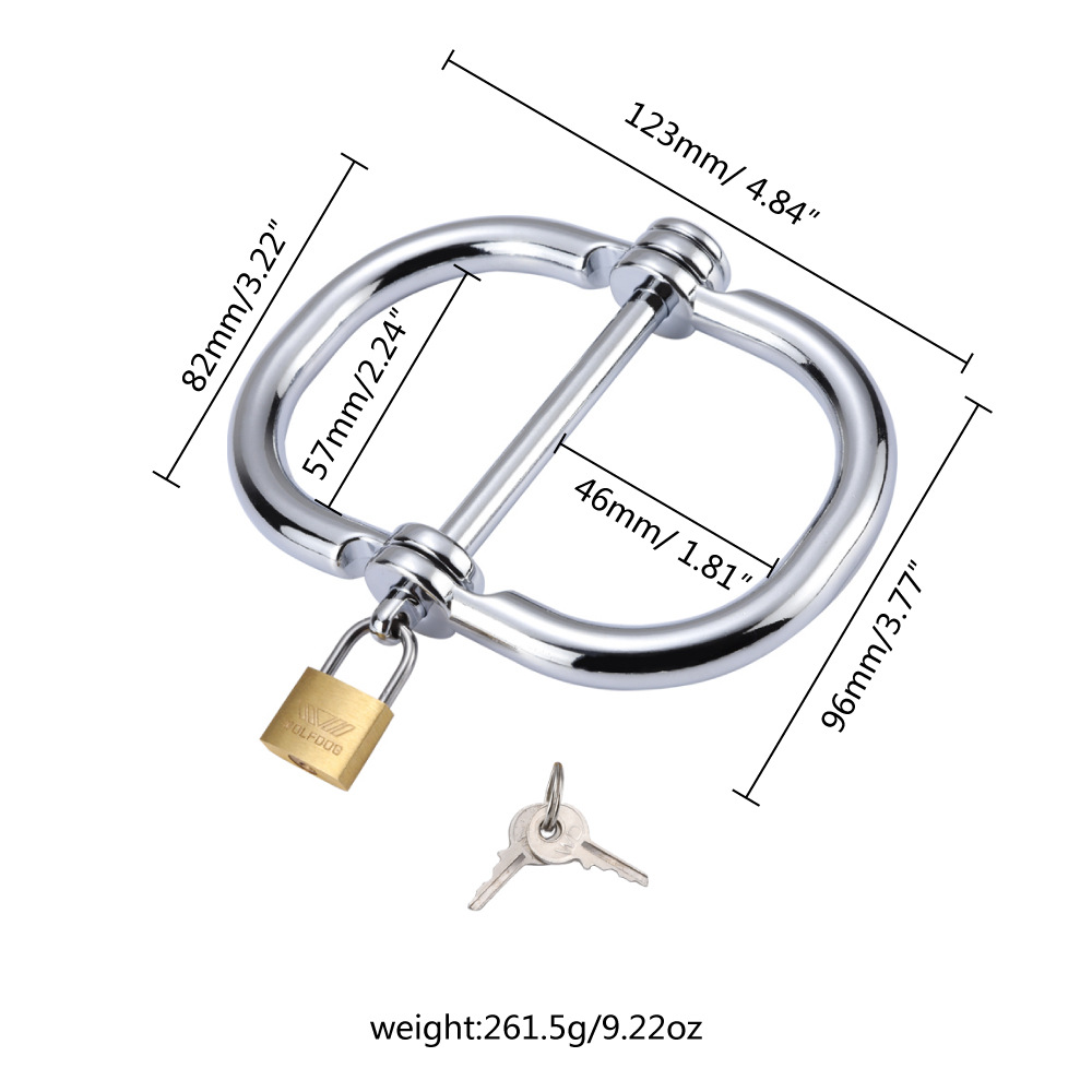 (image for) Handcuffs with Brass Lock