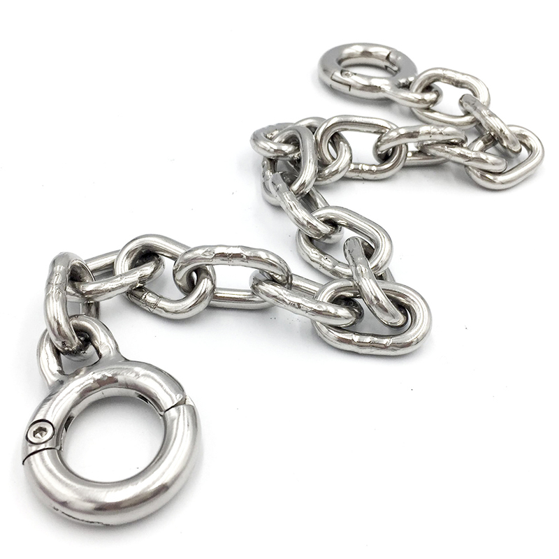 (image for) Stainless Steel Toe Cuffs With Chain