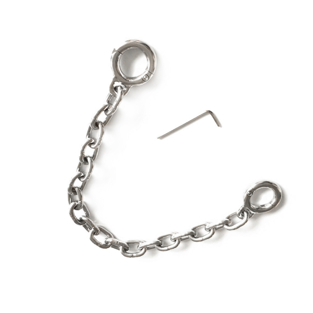 (image for) Stainless Steel Toe Cuffs With Chain