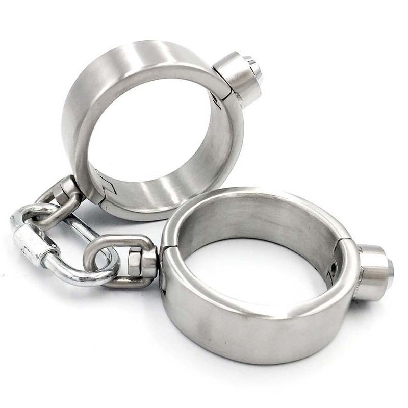 (image for) Press Lock Stainless Steel Wrist & Ankle Cuffs