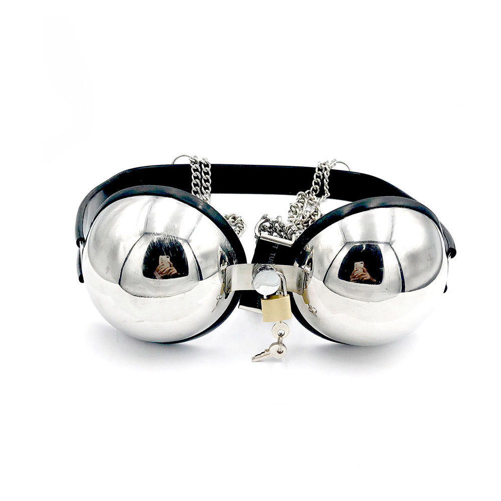 (image for) Female Stainless Steel Bra Chastity