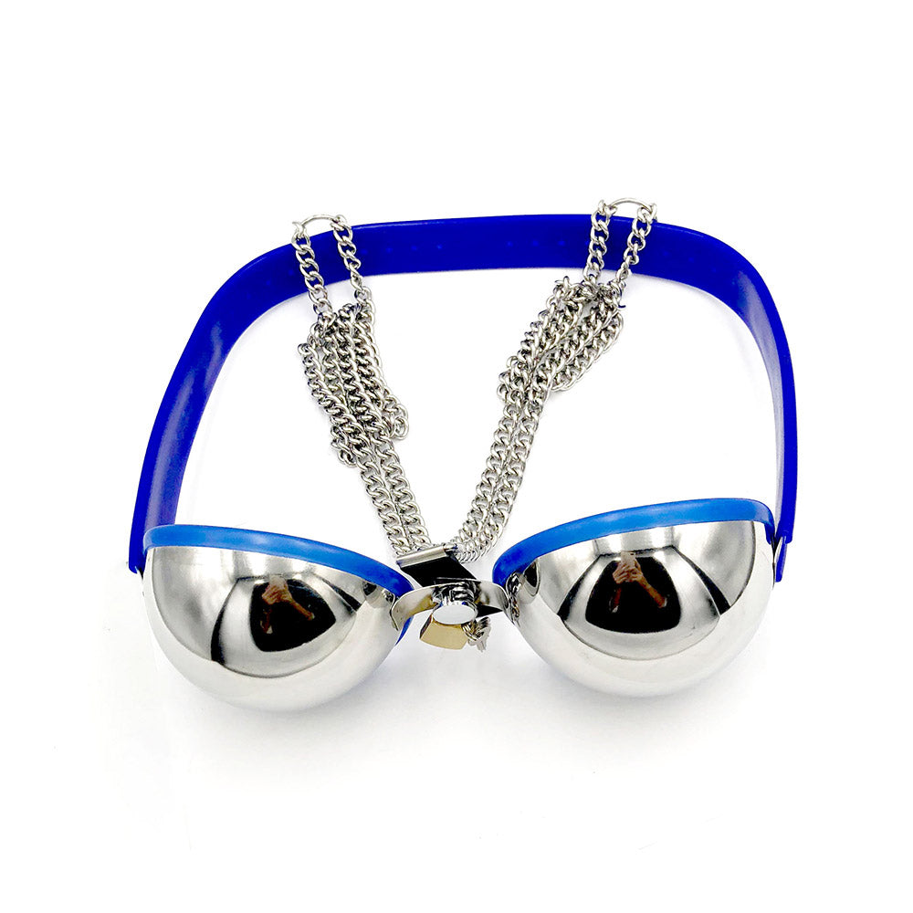 (image for) Female Stainless Steel Bra Chastity
