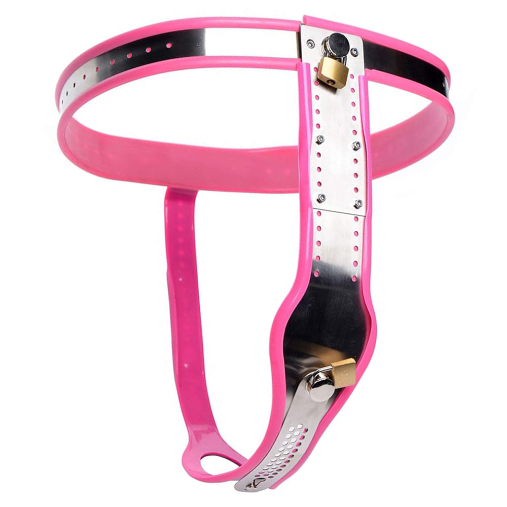 Female Chastity Belt With Vaginal Plug