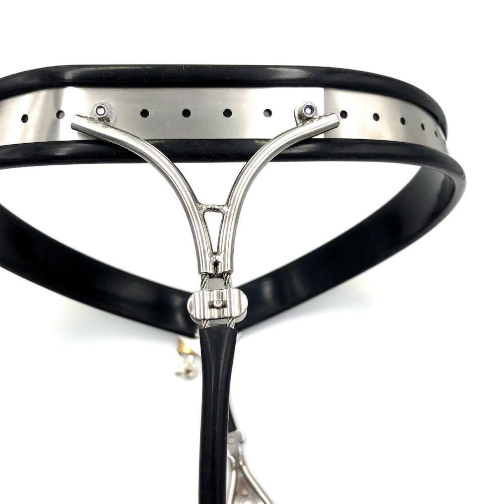 (image for) Invisible Lockable T-Back Chastity Panties with Hole