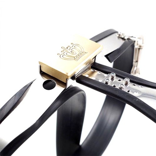 (image for) Male Chastity Urethral Tube Cock Cage Belt With Anal Plug