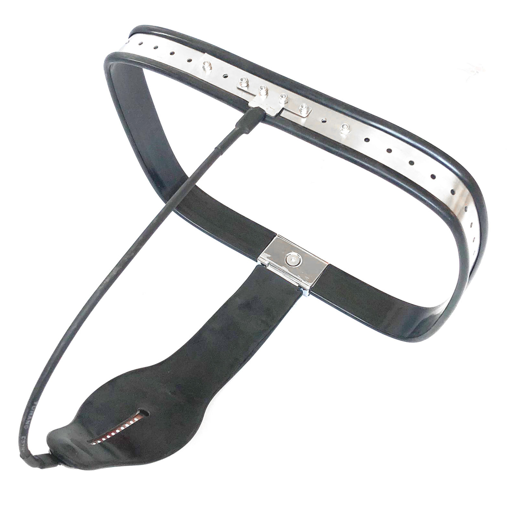 (image for) Curve-T Premium Female Chastity Belt with Locking Cover