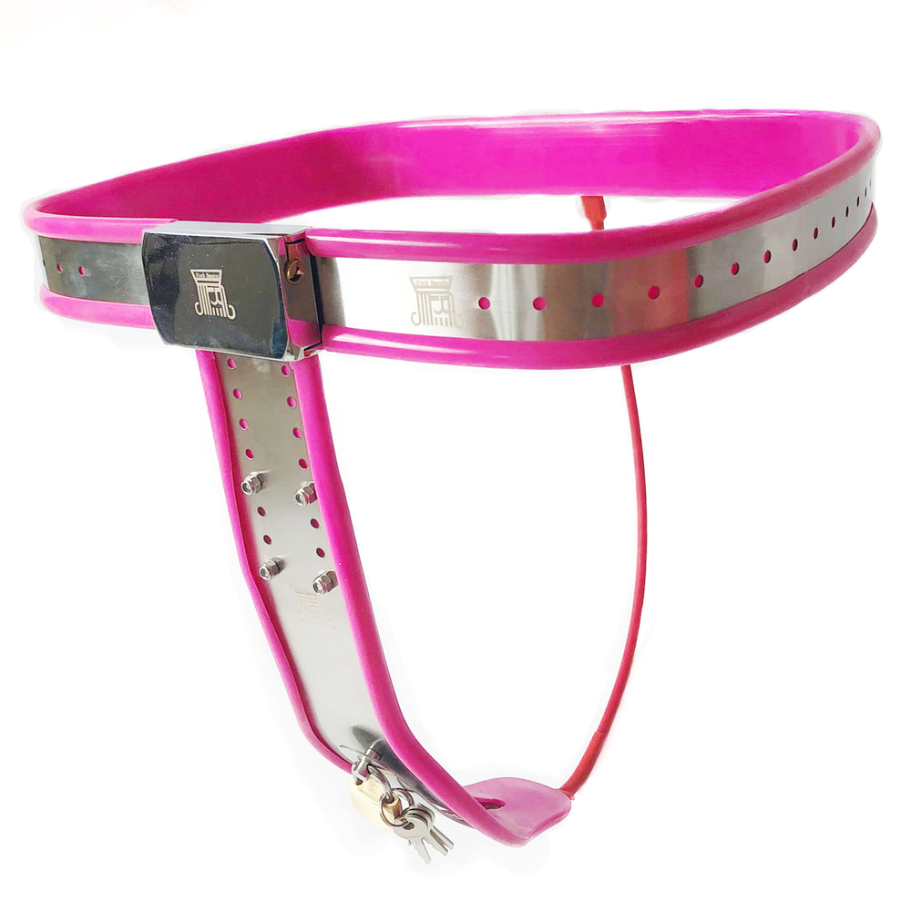 (image for) Curve-T Premium Female Chastity Belt with Locking Cover