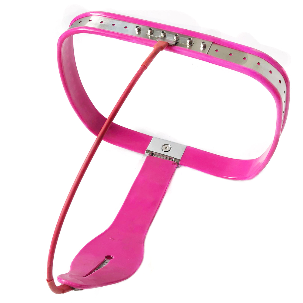 (image for) Curve-T Premium Female Chastity Belt with Locking Cover