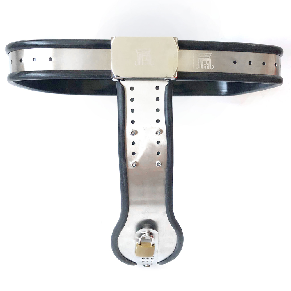 Curve-T Premium Female Chastity Belt with Locking Cover