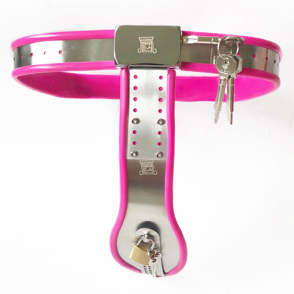 (image for) Curve-T Premium Female Chastity Belt with Locking Cover