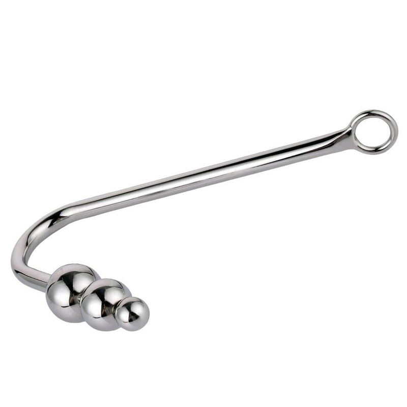 (image for) Three Ball Steel Anal Hook