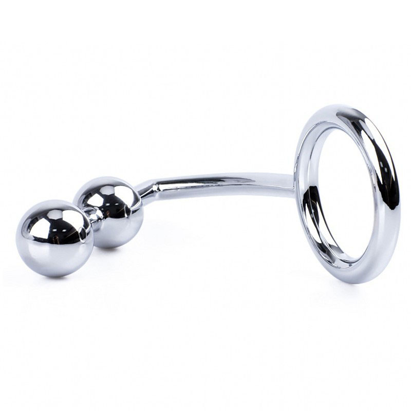 (image for) Ass Hook with Ring - Double Ball