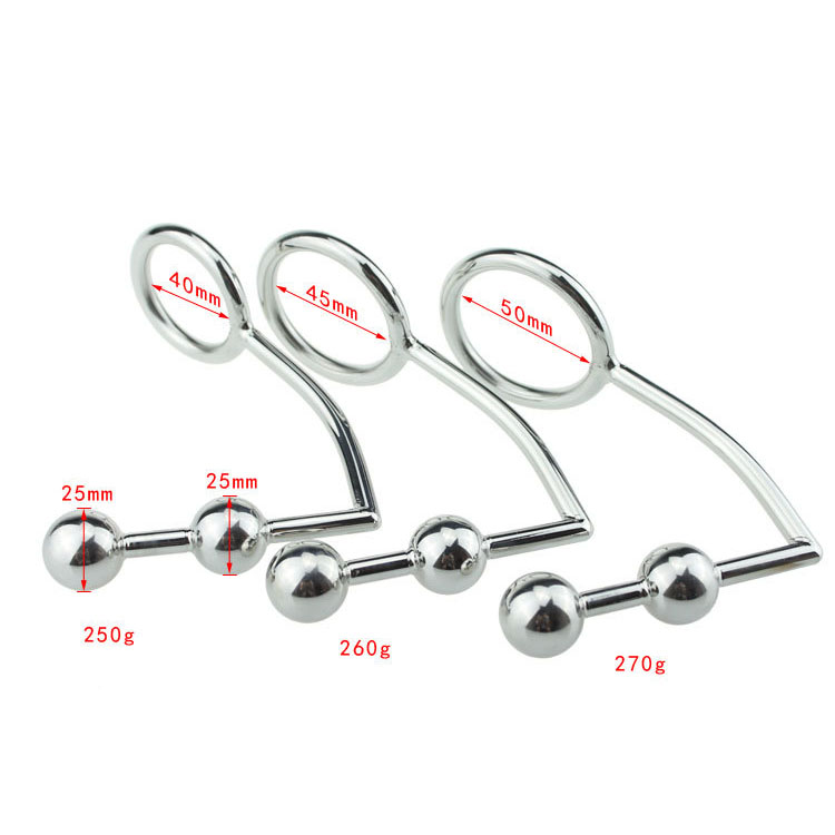 (image for) Ass Hook with Ring - Double Ball