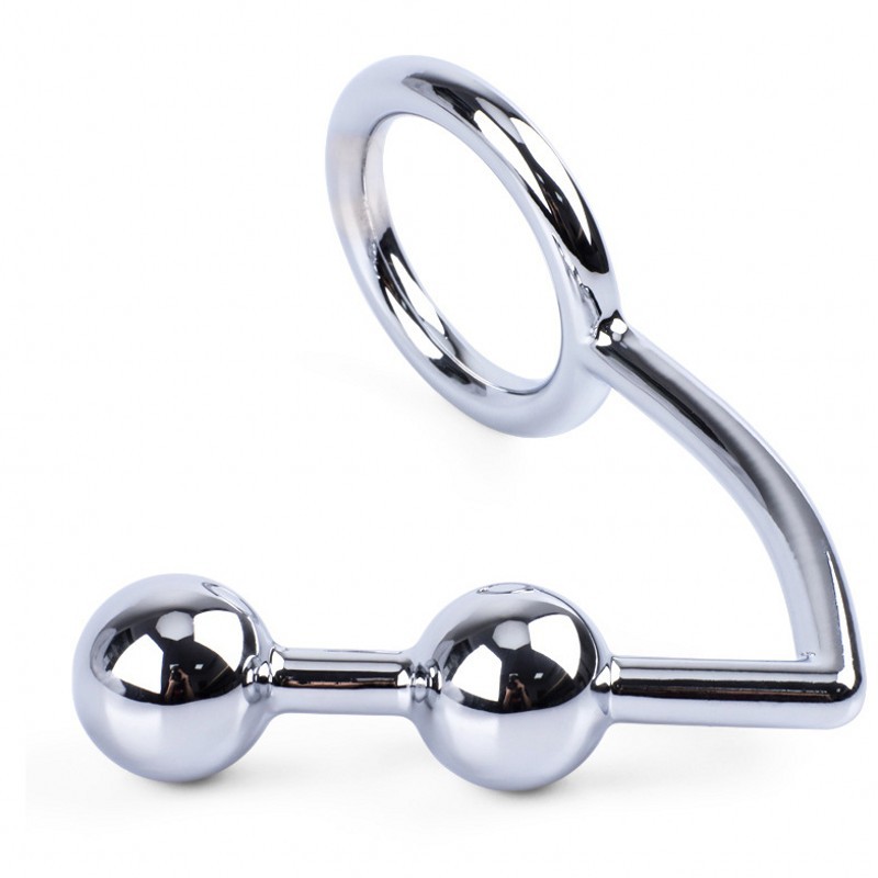 (image for) Ass Hook with Ring - Double Ball