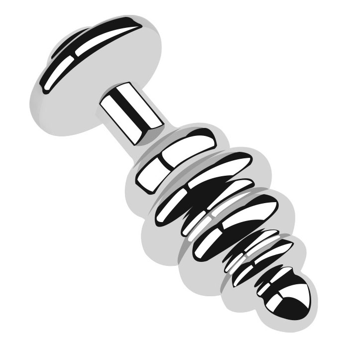 (image for) Shock Therapy Screw Thread Butt Plug