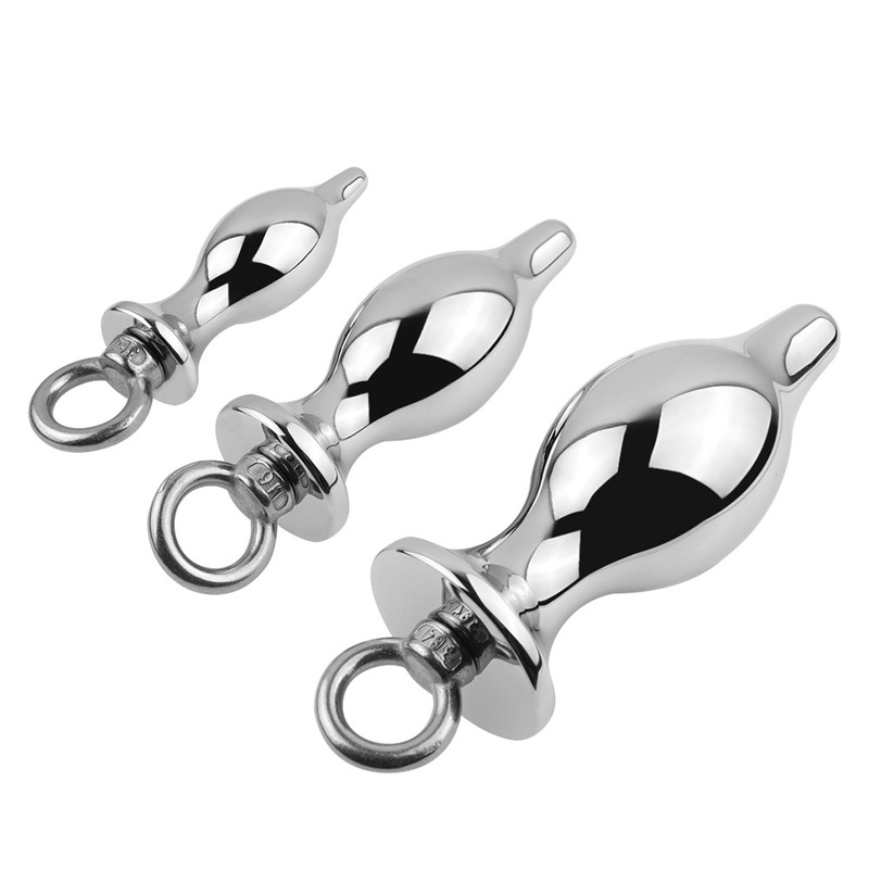 (image for) Aluminium Metal Solid Anal Plug - Silver