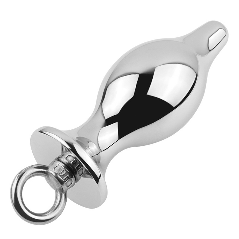 (image for) Aluminium Metal Solid Anal Plug - Silver
