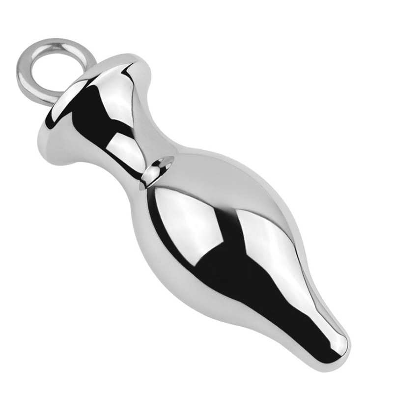 (image for) Aluminium Metal Solid Anal Plug - Silver