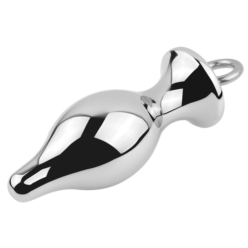 (image for) Aluminium Metal Solid Anal Plug - Silver