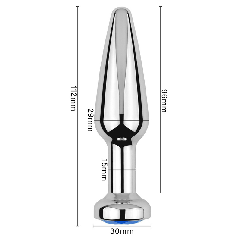 (image for) Silver Basics Aluminum Anal Plug