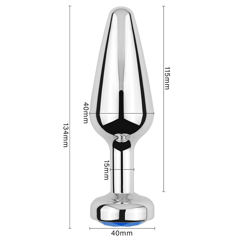 (image for) Silver Basics Aluminum Anal Plug