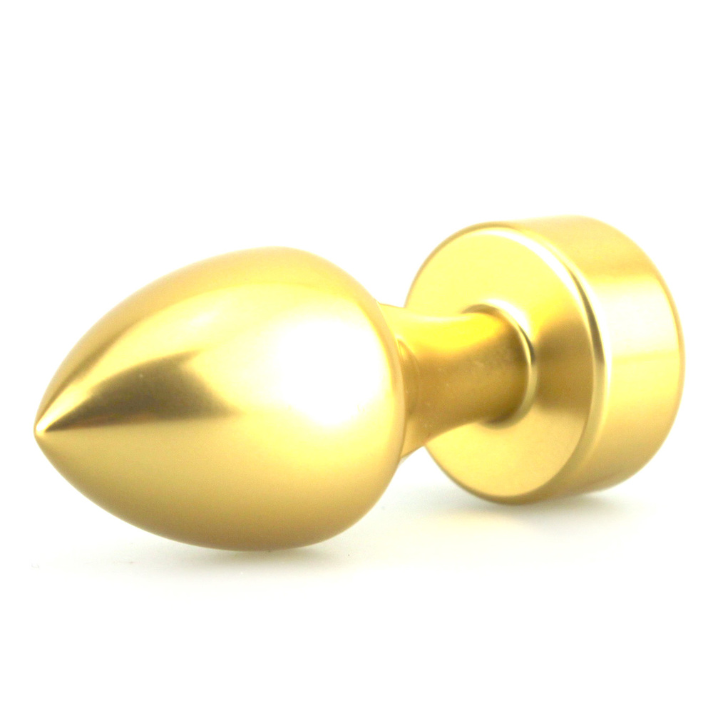 (image for) Aluminium Butt Plug With Diamond - Colorful