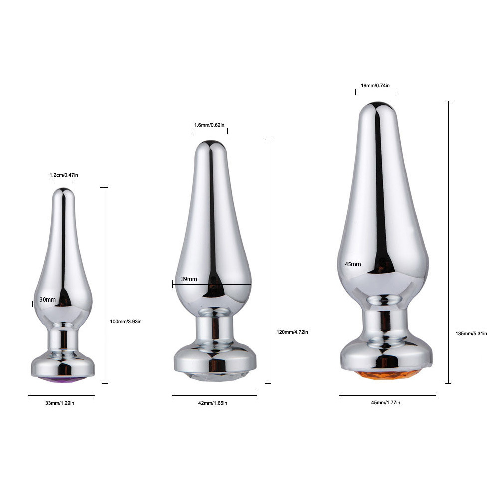 (image for) Stainless Steel Heavy Anal Plug