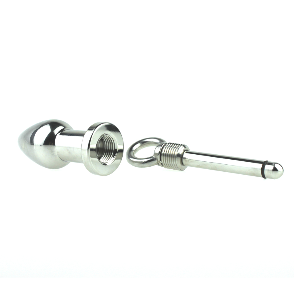 (image for) Silver Tunnel Plug with Removable Core