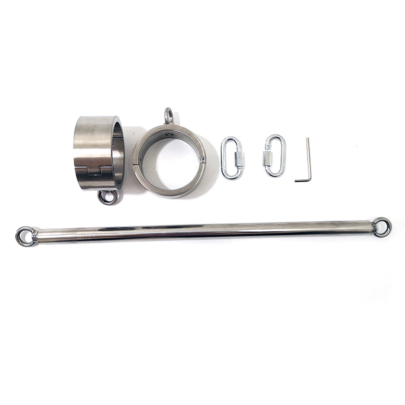 Unisex Heavy Duty Stainless Steel Cuff Detachable