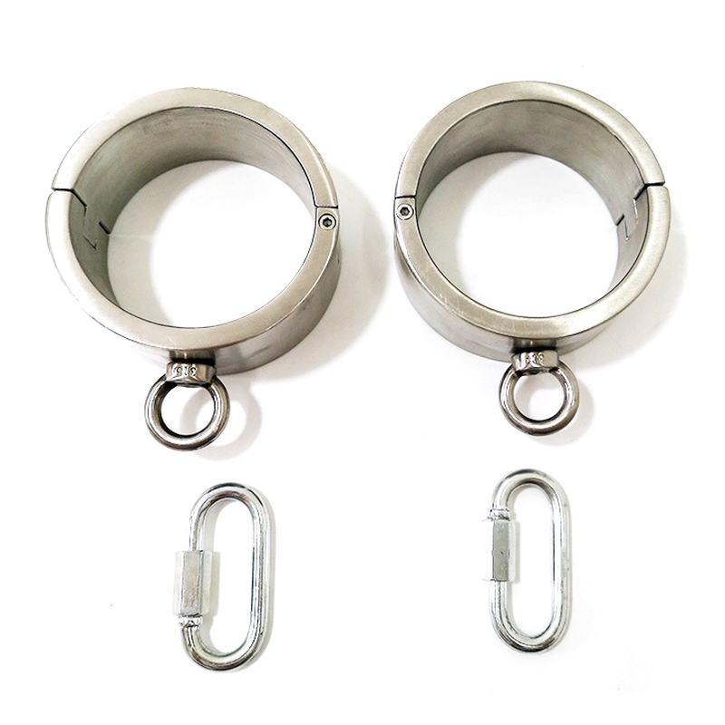 (image for) Unisex Heavy Duty Stainless Steel Cuff Detachable