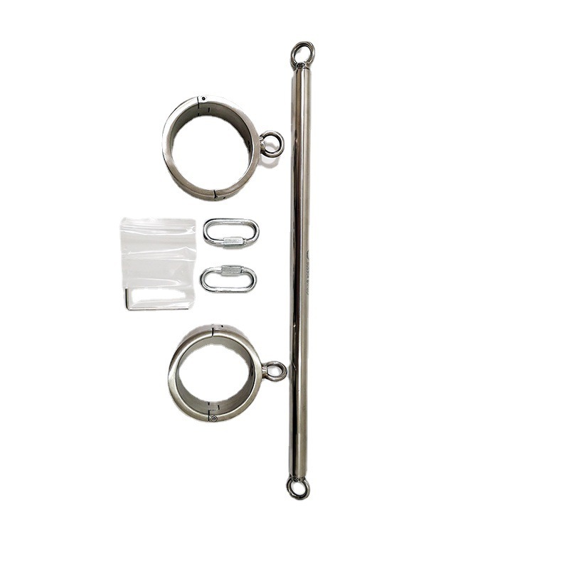 (image for) Unisex Heavy Duty Stainless Steel Cuff Detachable