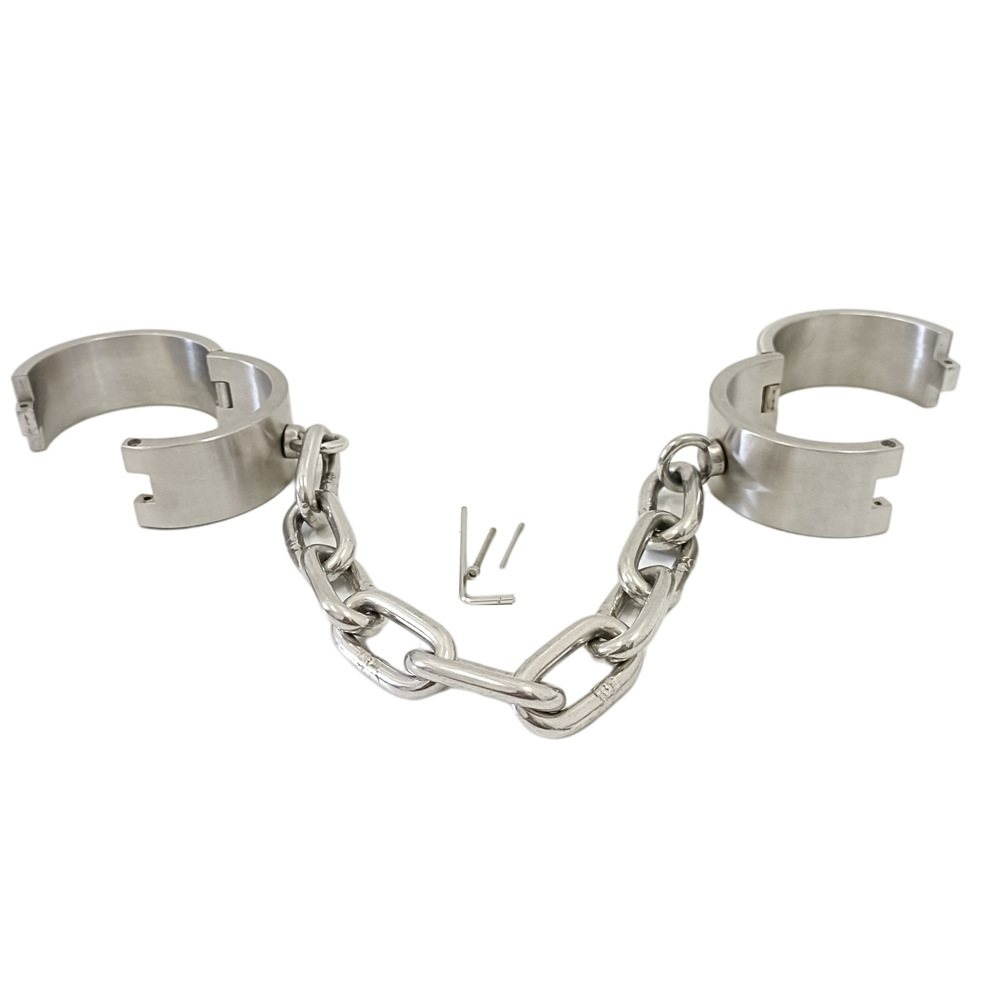 (image for) Stainless Steel Wrist And Ankle Bondage Set