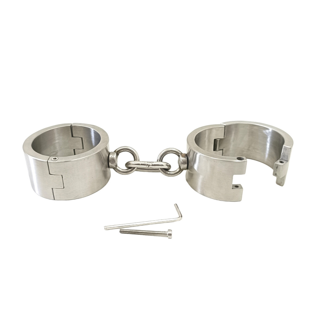 (image for) Stainless Steel Wrist And Ankle Bondage Set