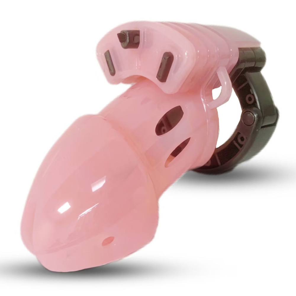 (image for) Adjustable Male Cock Cuff Chastity Device - Clear