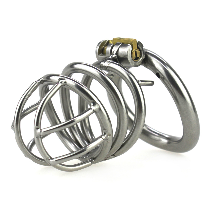 (image for) Built-in Lock Male Chastity Cage
