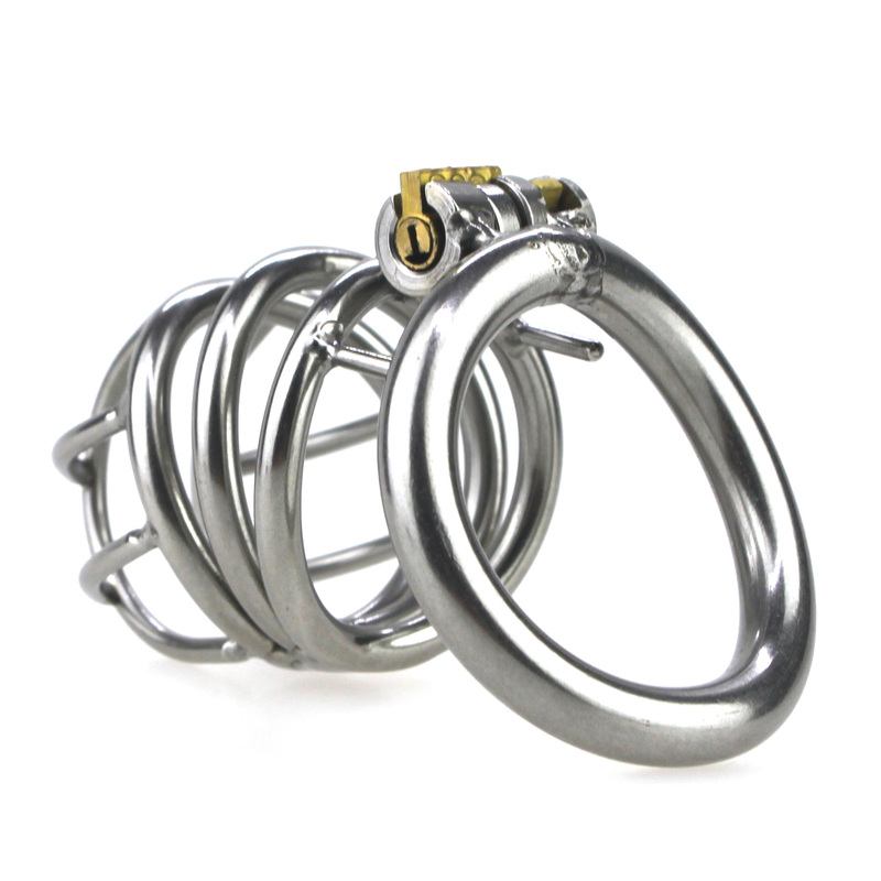 (image for) Built-in Lock Male Chastity Cage