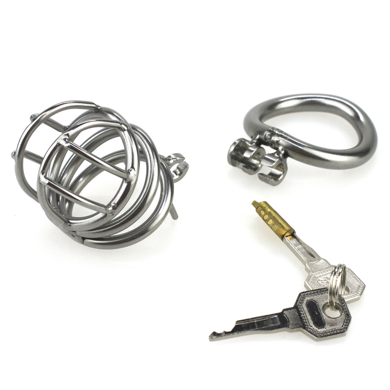 (image for) Built-in Lock Male Chastity Cage