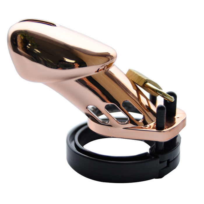 (image for) Rose Gold Male Chastity Cage CB6000 CB6000S
