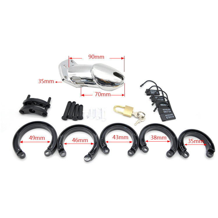 (image for) Sliver Male Chastity Cage CB6000 CB6000S