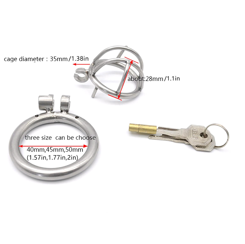 (image for) Prisoners Male Chastity Cage - Small