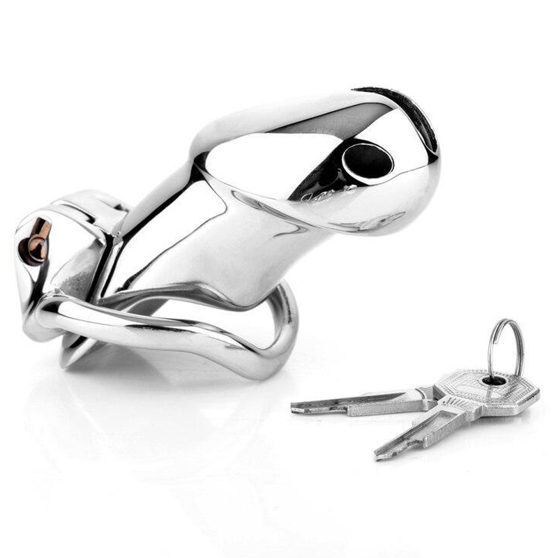 (image for) Rikers 24-7 Stainless Steel Locking Chastity Cage