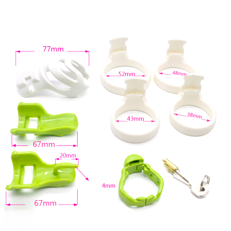 (image for) Plastic 3D Male Cock Cage - Long
