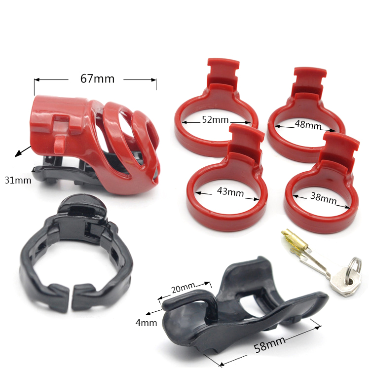 (image for) Plastic 3D Male Cock Cage - Long