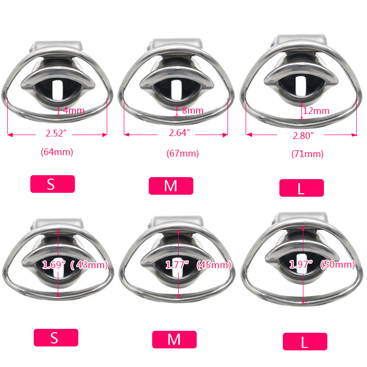 (image for) Built-in lock Chastity Cock Cage - Short